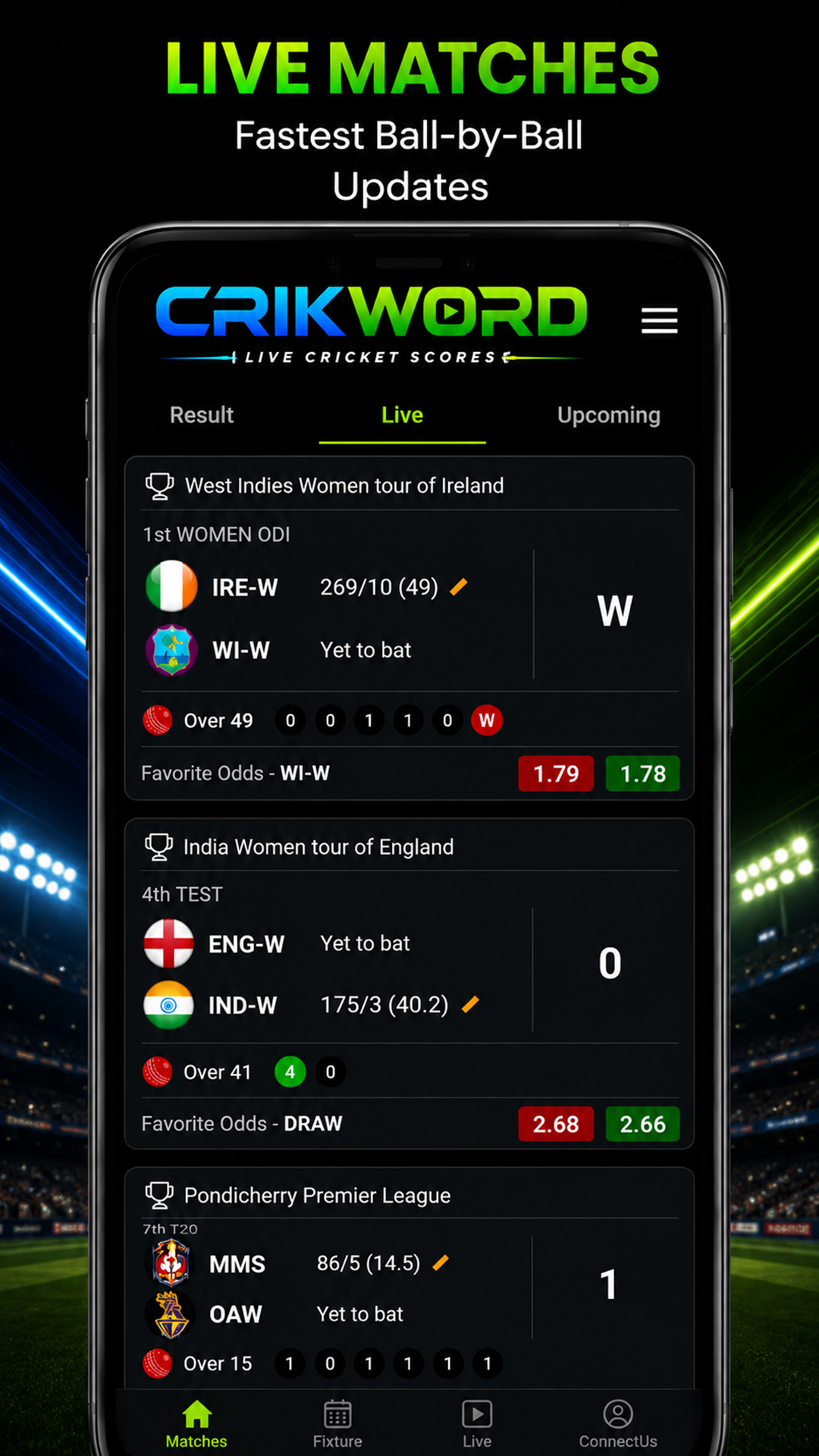 App Screenshot 3 - Live Matches
